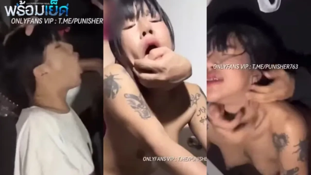 คลิปหลุดไทย วัยรุ่นสักลายโดนเย็ดทีเผลอ เมื่อแฟนหนุ่มแต่งผีมาขยี้เสียวคาห้องน้ำ แฟนสาวยังไม่ทันตั้งตัว แต่ก็ต้องนัวเนียความเสียว ทั้งโม๊กทั้งเย็ด