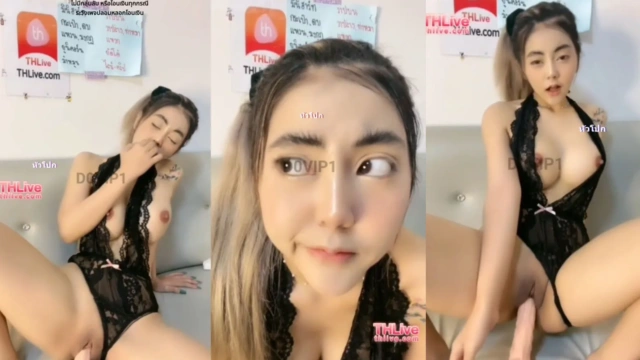คลิปโป๊กลุ่มลับ THLive น้องมะลิสาวไทยหน้าสวยแม่งโคตรน่าเย็ด หุ่นแซ่บไม่พอแต่งชุดน่ารักอีก xxx แหกหีโชว์รูแตดสีชมพูอ่อนหมอย ควยปลอมแทงรูหีเสียวๆรัวเร็วแรงจนน้ำหีแตก