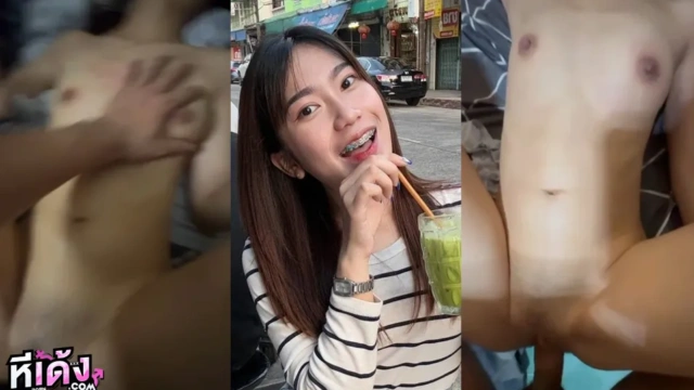 คลิปหลุดนักศึกษา สาววัยรุ่นกำลังอยู่ในวันเงี่ยน นอนถ่างจัดท่าให้ผัวเย็ดตามใจชอบ ถึงจะนมเล็กแต่ลีลาโยกเอวตอนเย็ดโคตรเสียว