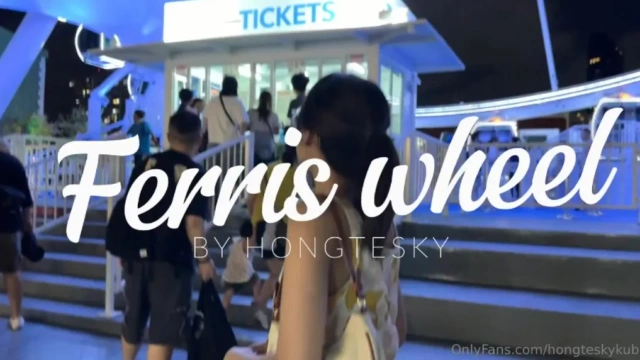 คลิปหลุด Onlyfans hongteskykub ฮ่องเต้นัดสาวมานั่งชิงช้าชมวิวตอนกลางคืนสวยๆ แล้วค่อยกับไปกระแทกหีรัวๆที่โรมแรม