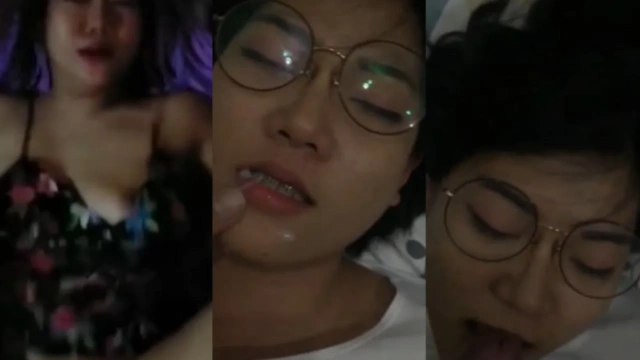 คลิปหลุดสาวแว่น น้องพิมสาวสวยนมโต หุ่นน่าเย็ด โดนเย็ดปล่อยแตกคาปาก เจอแหกหีซอยไม่ยั้ง จัดท่าหมากระแทกหีจุกๆ ก่อนชักน้ำแตกใส่ปาก